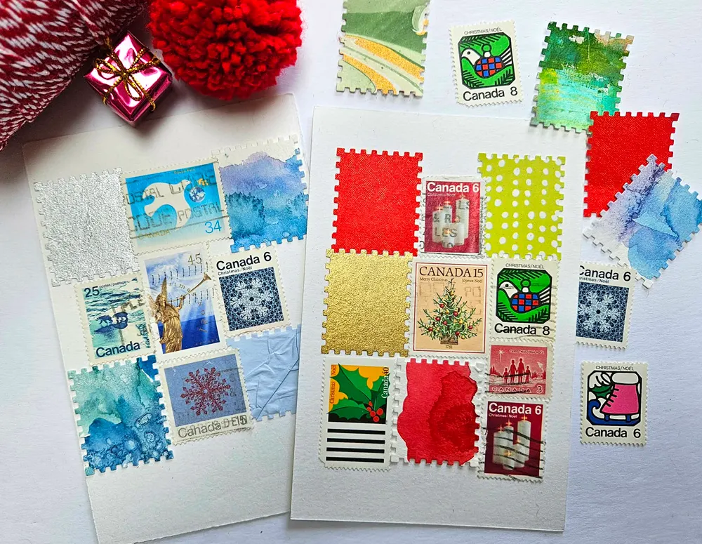 Art for Wellness: HEARTFELT HOLIDAY PAPER QUILTS