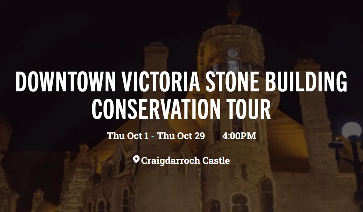 Downtown Victoria Stone Building Conservation Tour